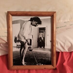 Vintage Black and White Framed Photo James Bond Doctor No 9 1/2 X 11 1/2